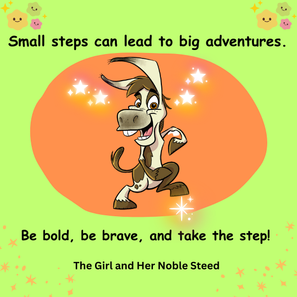 The Girl And Her Noble Steed - A Fairytale - (Signed Copy Hardcover)