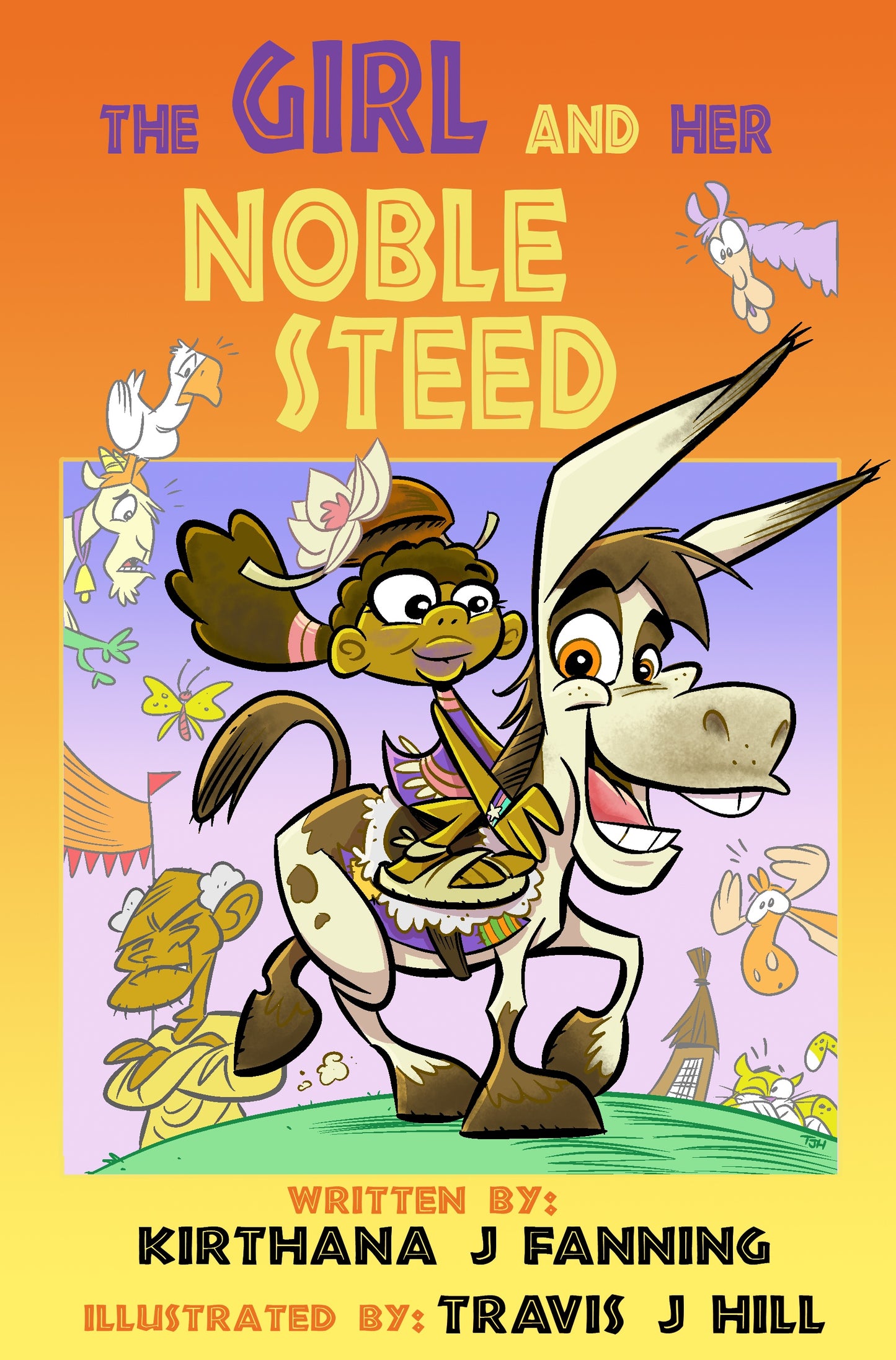 The Girl and Her Noble Steed - A Fairytale (Hardcover)